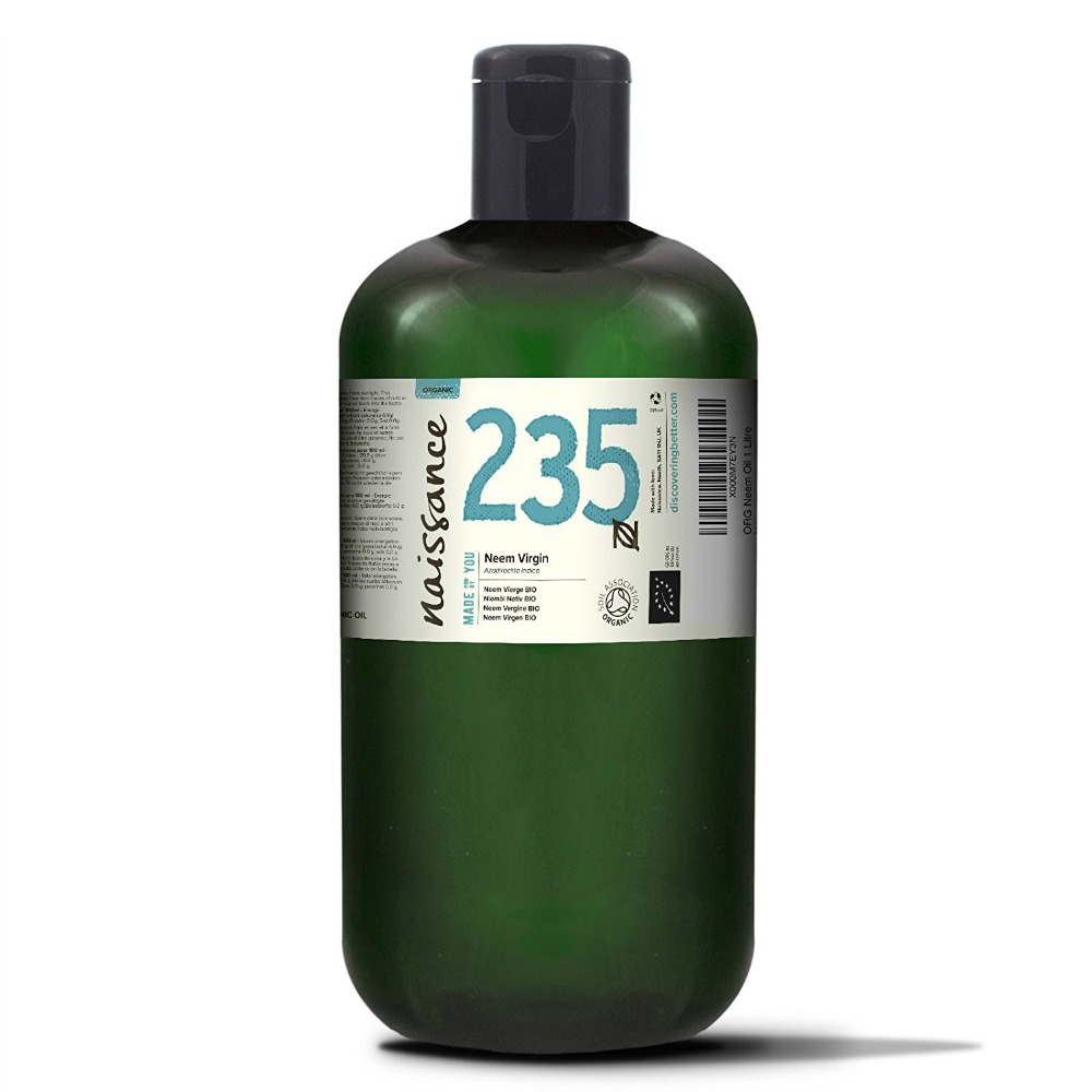 Naissance Organic Cold-Pressed Virgin Neem Oil 1 Liter