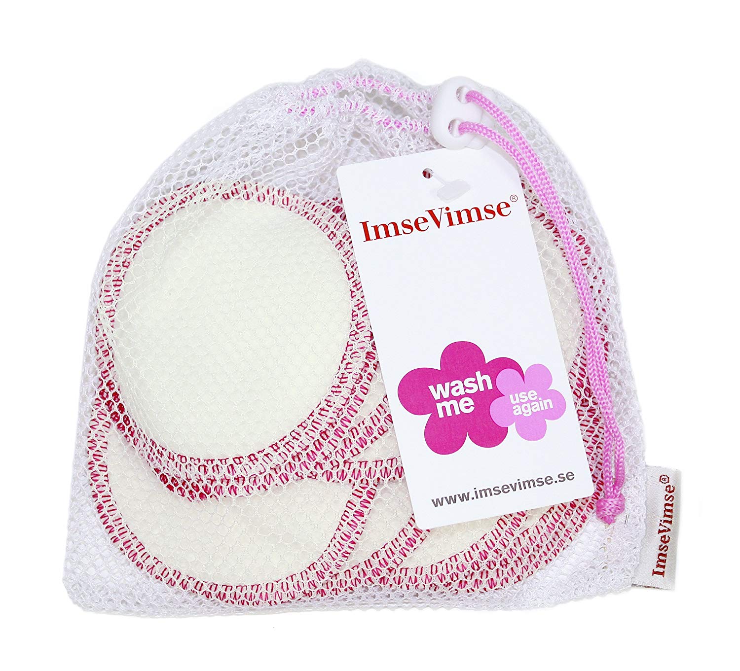 ImseVimse Washable Make-up Remover Pads - Pack of 10
