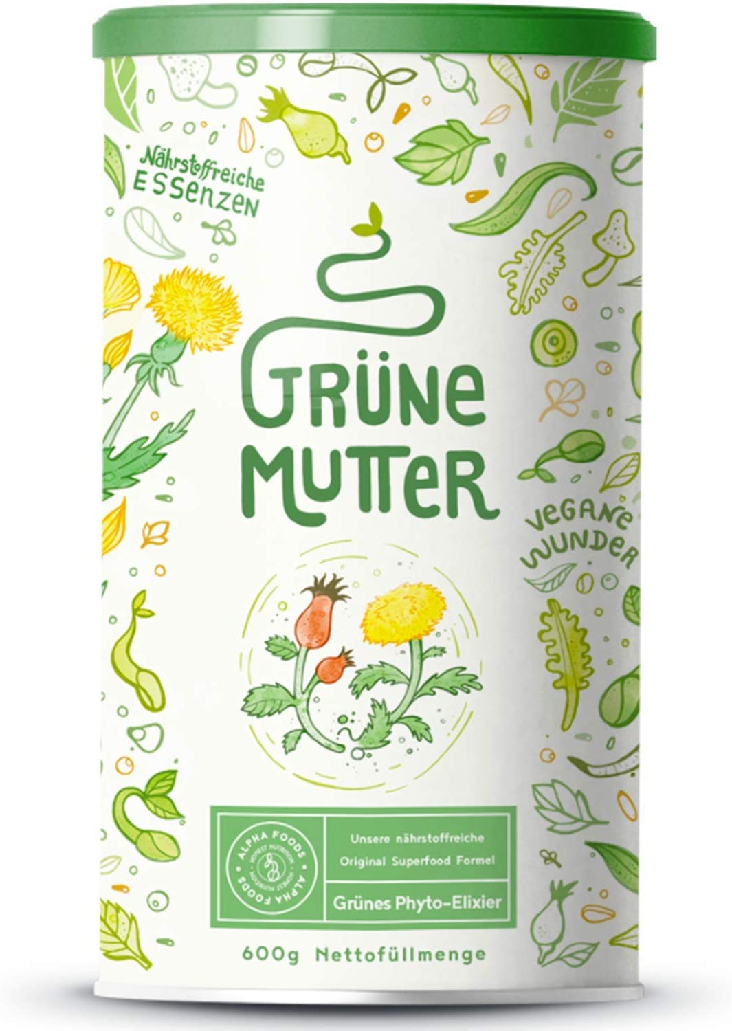 Grüne Mutter Green Mother Smoothie Powder The Original Superfood Formula